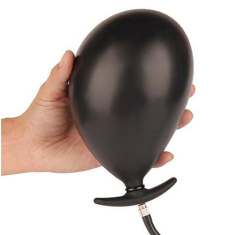 Liquid Silicone Detachable Inflatable Anal Plug – Pump to Inflate · Twist to Deflate · Wearable Design