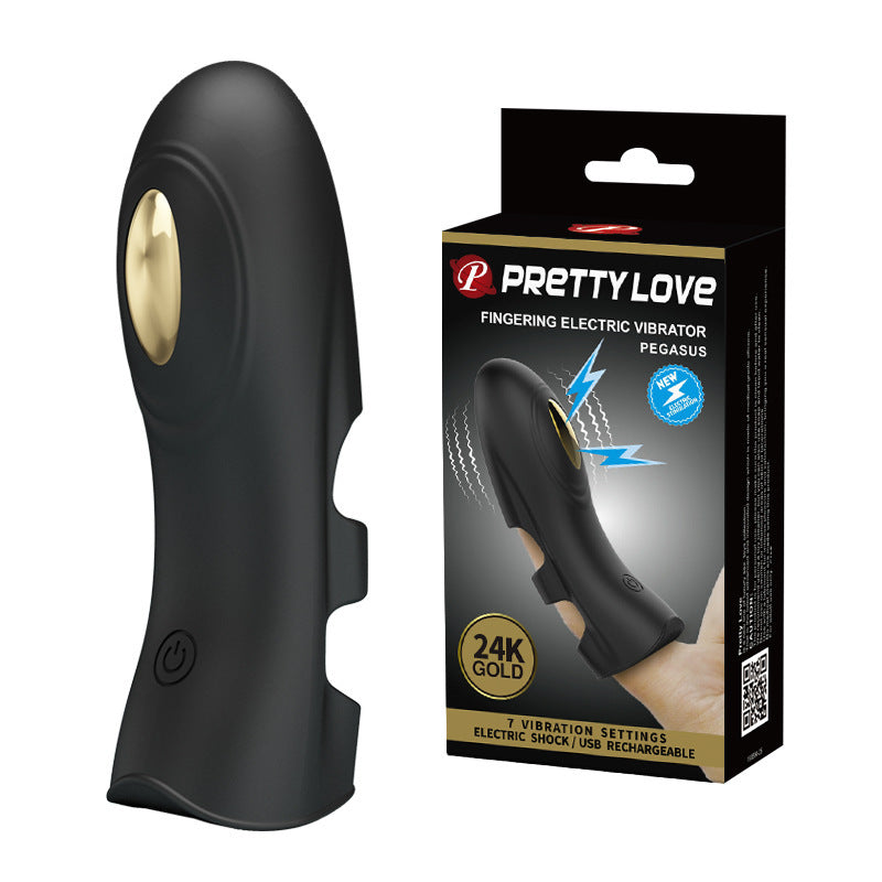 Electro Shock Finger Vibrator Dual Stimulation