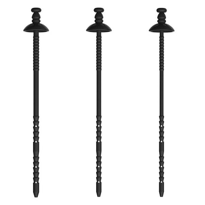3 piece set 9-Hole Silicone Urethral Sound – 255mm Extended Length for Deep Stimulation