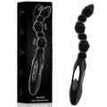 Silicone Beaded Anal Plug with Vibrating Dragon Whip – Dual Sensation