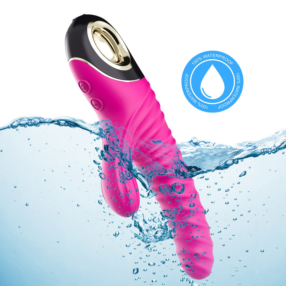 Rabbit Threaded Vibrator – Rotation · Thrusting · Tongue Licking 3-in-1