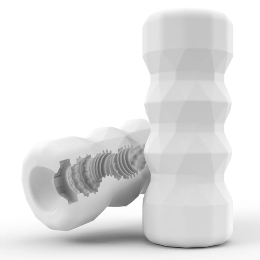 Transparent Handheld Masturbator – Penis Exerciser &amp; Stamina Trainer