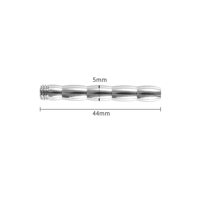 Stainless Steel Hollow Urethral Plug / Sounding Rod – Chastity Cage Accessory · Adjustable Length · Hollow Catheter