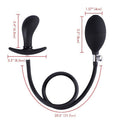 Liquid Silicone Detachable Inflatable Anal Plug – Pump to Inflate · Twist to Deflate · Wearable Design
