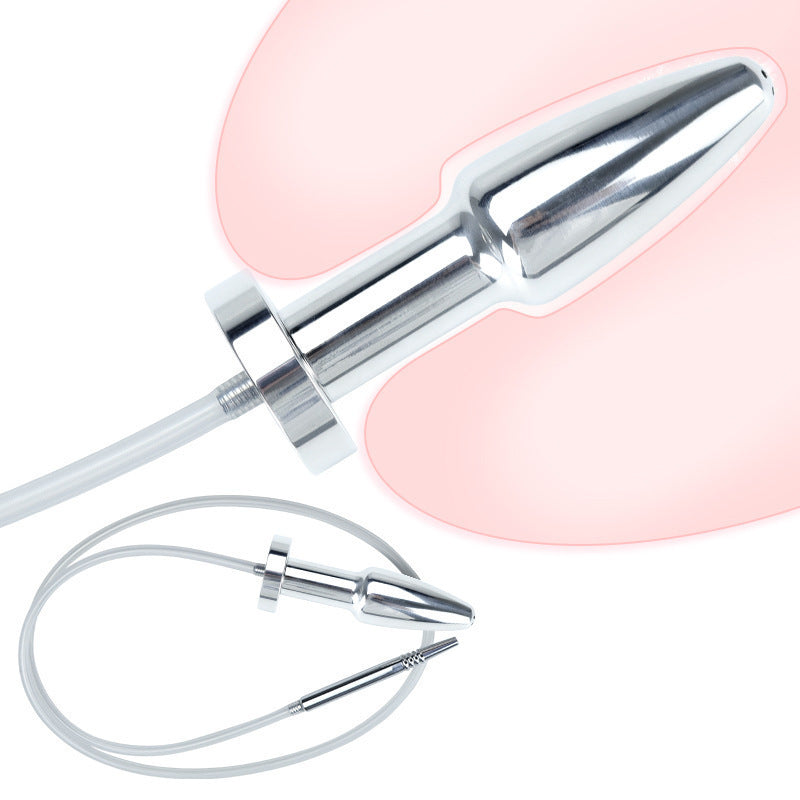 Multi-Function Flush Connector – Anal Douche · Urethral Stimulator · Dual-Use