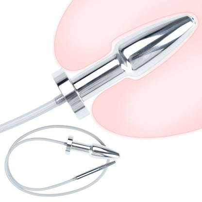 Multi-Function Flush Connector – Anal Douche · Urethral Stimulator · Dual-Use