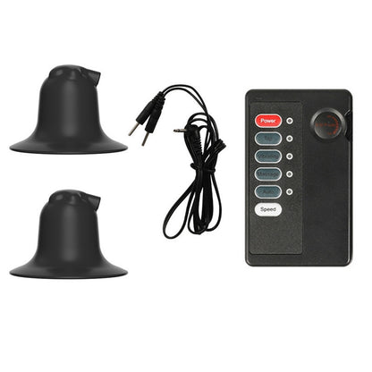 Dual Electrode Electric Nipple Clamps – Conductive Silicone · Pulse Massage · BDSM Forced Orgasm
