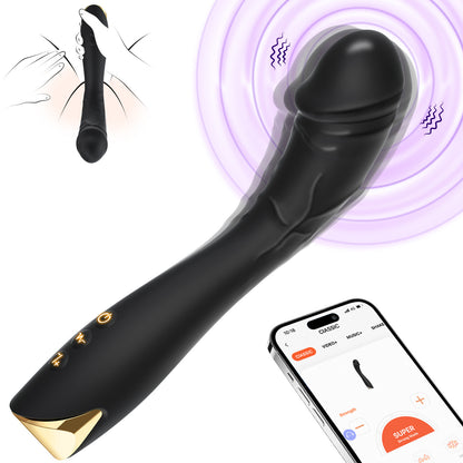 G-spot vibration rod APP-style self-pleasuring device with strong vibration for AV female sexual stimulation adult product