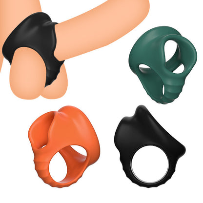 4-Hole Physical Locking Ring – Delay &amp; Last Longer · Skin-Friendly Silicone · Triple Lock Mechanism