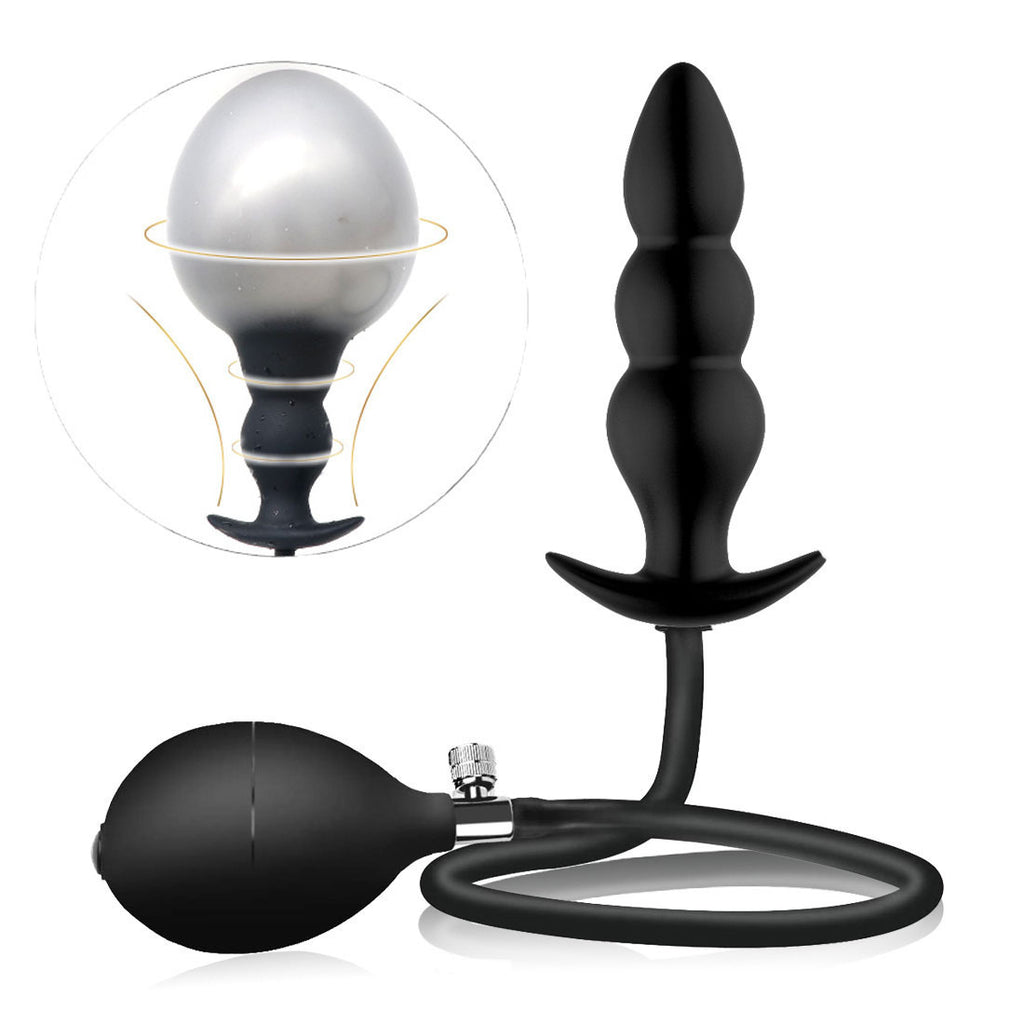 Medical Silicone Inflatable Anal Beads – 3/5 Bead · Adjustable Expansion · Safe &amp; Comfortable