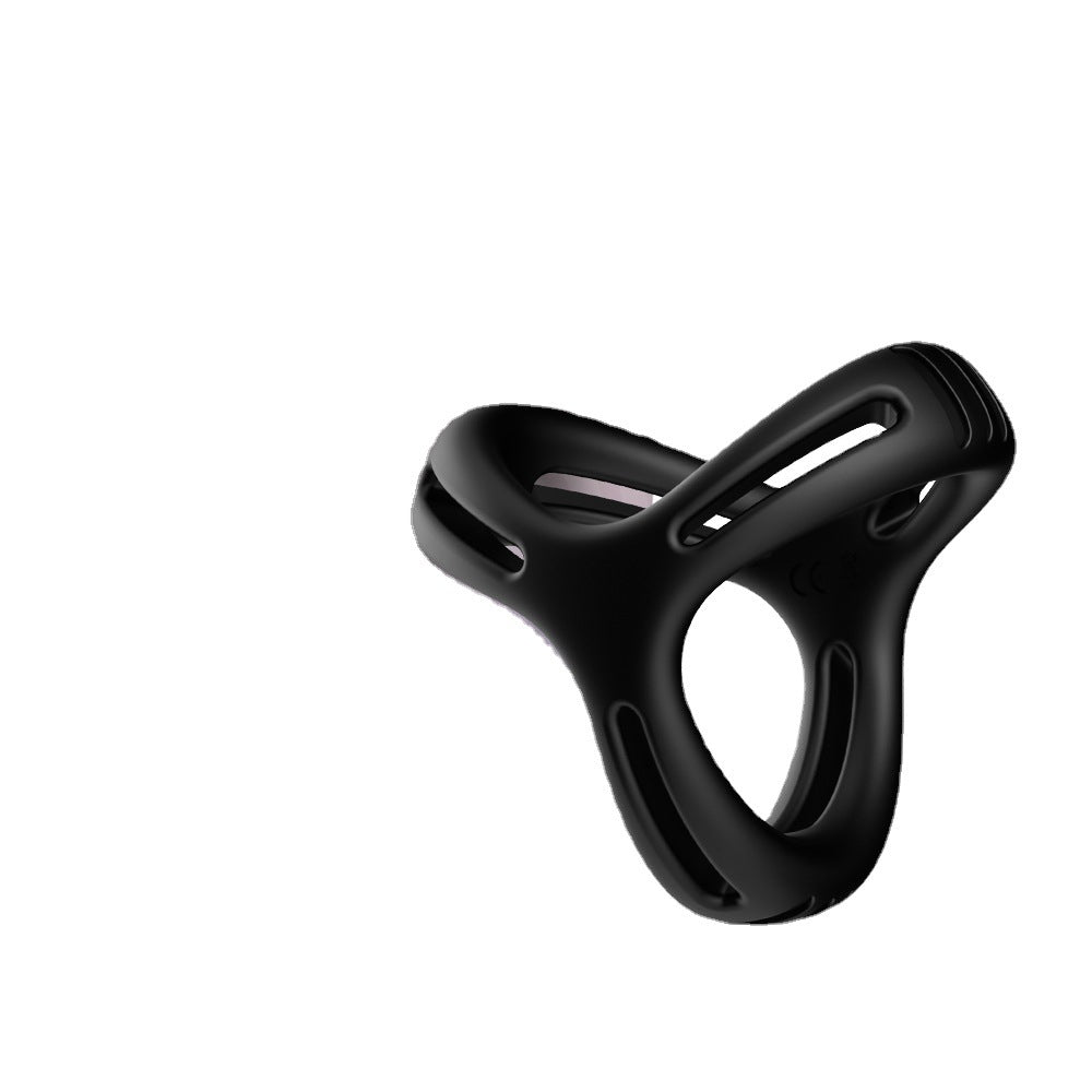 Triple Locking Cock Ring – 3-Ring Silicone Penis Ring for Delay &amp; Control