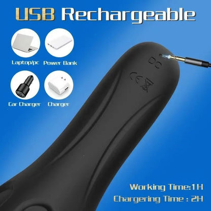 3-in-1 Tongue Licking Vibrating Masturbator – Licker · Vibrator · Trainer