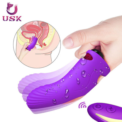 Wireless Remote Finger Vibrator – 9 Modes, Swinging Action