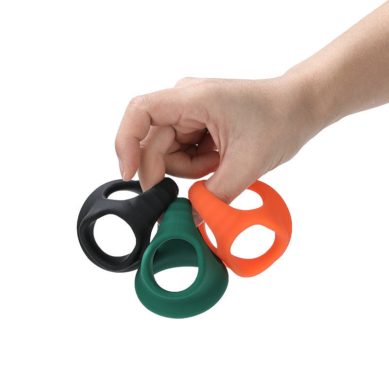 4-Hole Physical Locking Ring – Delay &amp; Last Longer · Skin-Friendly Silicone · Triple Lock Mechanism
