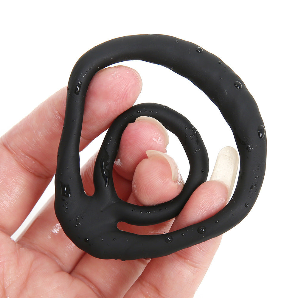 Double Locking Cock Ring – Silicone · Anti-Slip Design · Physical Delay