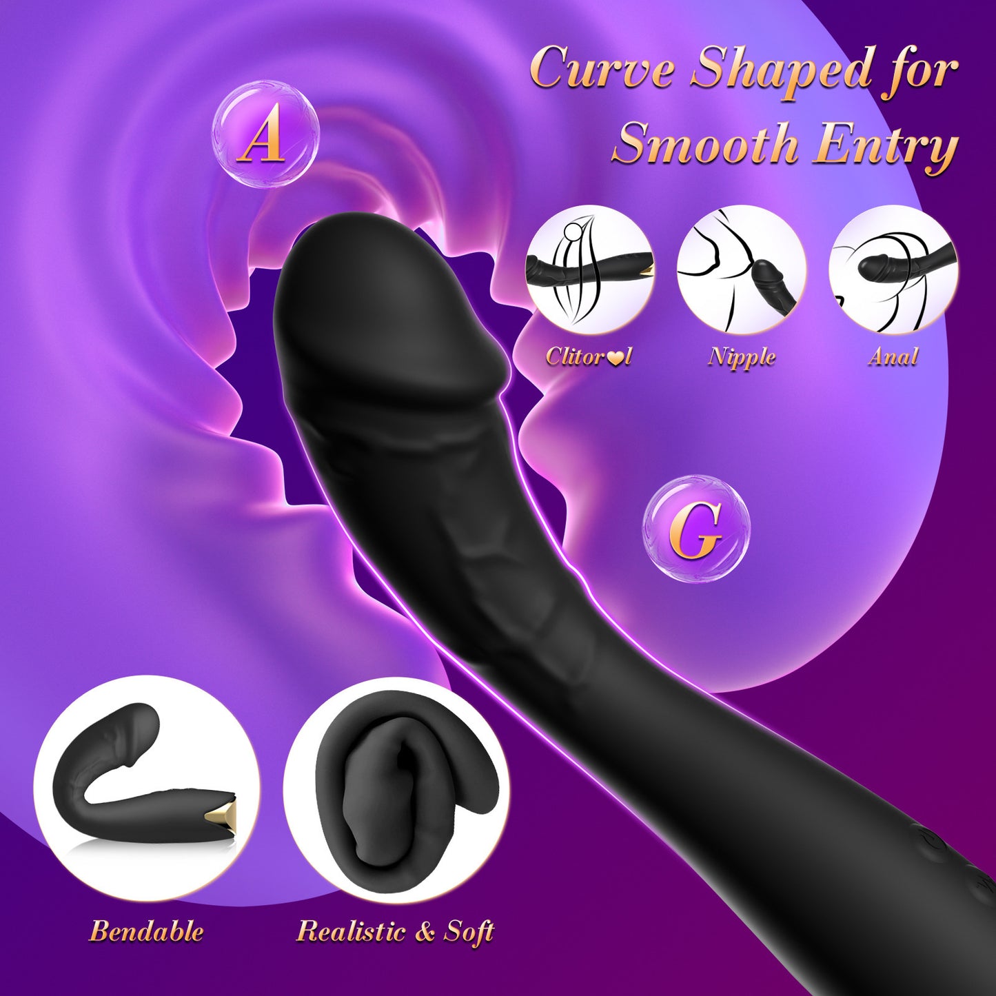 G-spot vibration rod APP-style self-pleasuring device with strong vibration for AV female sexual stimulation adult product