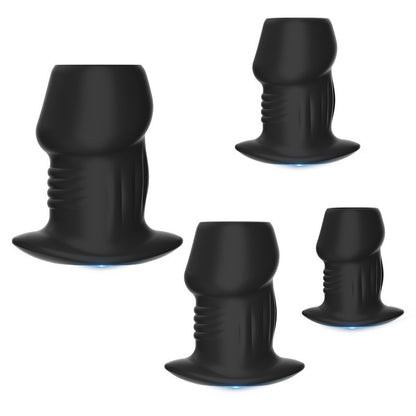 Hollow See-Through Anal Plug | Transparent Dilator · Leak-Proof Cap · Enema Ready