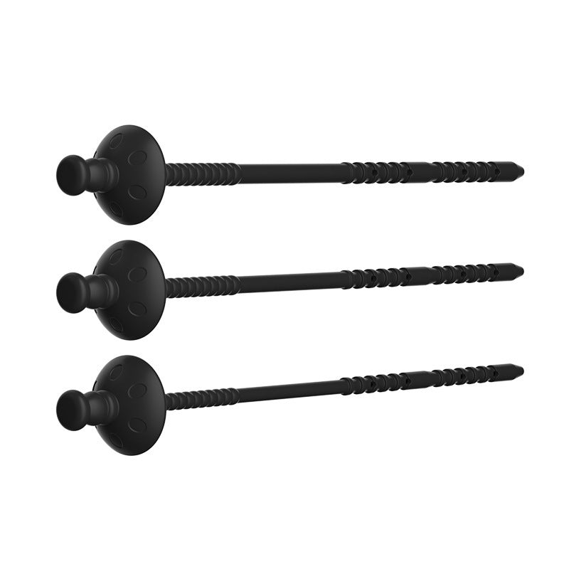 3 piece set 9-Hole Silicone Urethral Sound – 255mm Extended Length for Deep Stimulation