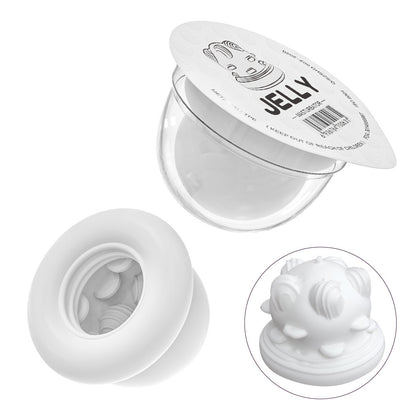 Transparent TPE Masturbation Cup – Portable, Discreet, and Easy to Clean