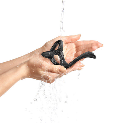 Medical Silicone 3-Ring Cock Ring – Triple-Ring Design · Physical Delay · For Couples