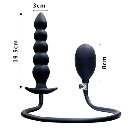 Medical Silicone Inflatable Anal Beads – 3/5 Bead · Adjustable Expansion · Safe &amp; Comfortable
