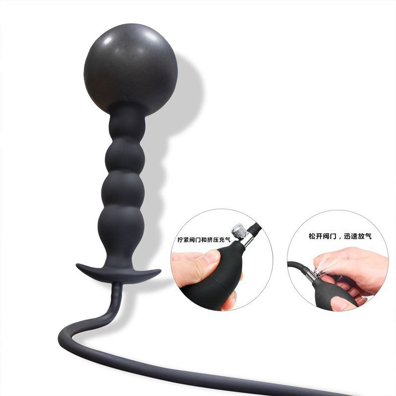 Medical Silicone Inflatable Anal Beads – 3/5 Bead · Adjustable Expansion · Safe &amp; Comfortable