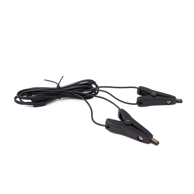 Metal Dual-Electrode Electric Nipple &amp; Clitoris Clamps – BDSM Forced Orgasm · Dual-Electrode Precision Stimulation · Unisex