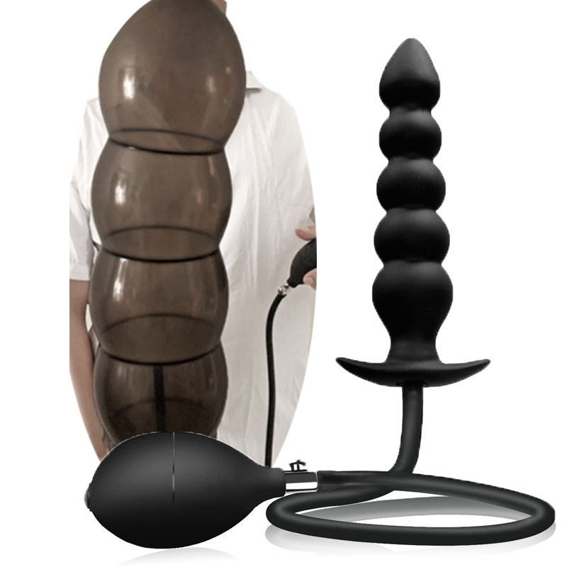 Medical Silicone Inflatable Anal Beads – 3/5 Bead · Adjustable Expansion · Safe &amp; Comfortable