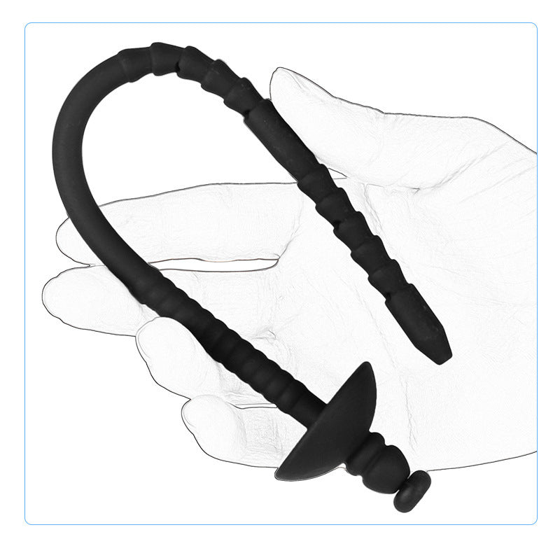 3 piece set 9-Hole Silicone Urethral Sound – 255mm Extended Length for Deep Stimulation