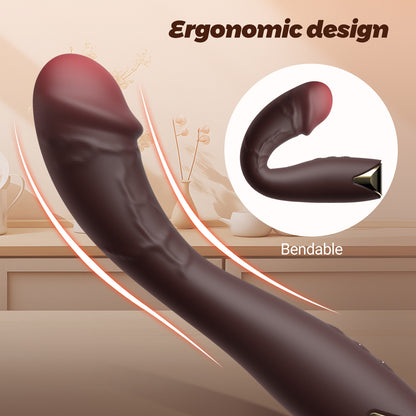 G-spot vibration rod APP-style self-pleasuring device with strong vibration for AV female sexual stimulation adult product