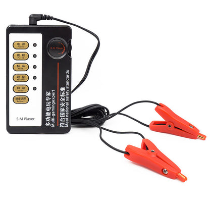 Metal Dual-Electrode Electric Nipple &amp; Clitoris Clamps – BDSM Forced Orgasm · Dual-Electrode Precision Stimulation · Unisex