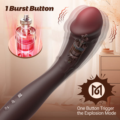 G-spot vibration rod APP-style self-pleasuring device with strong vibration for AV female sexual stimulation adult product
