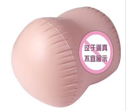 Transparent Inflatable Doll – Male Masturbation Aid with Mount Base