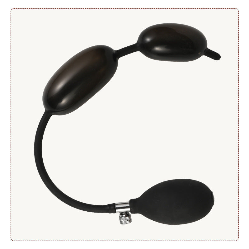 Inflatable Double-Ball Urethral Sounding Rod – Silicone · Inflatable Expansion · Extended Length