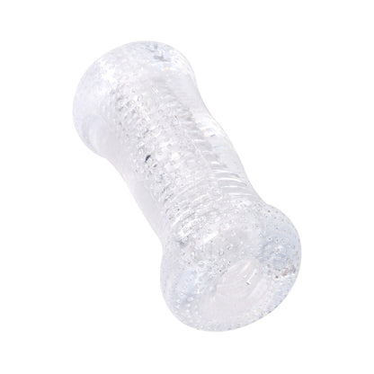 Transparent Double-Ended Male Masturbator – Soft TPE, Solo or Couples Play