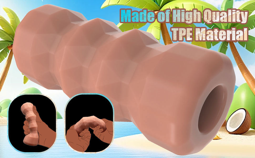 Transparent Handheld Masturbator – Penis Exerciser &amp; Stamina Trainer