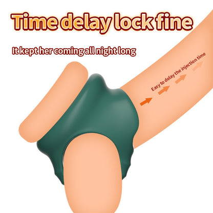4-Hole Physical Locking Ring – Delay &amp; Last Longer · Skin-Friendly Silicone · Triple Lock Mechanism
