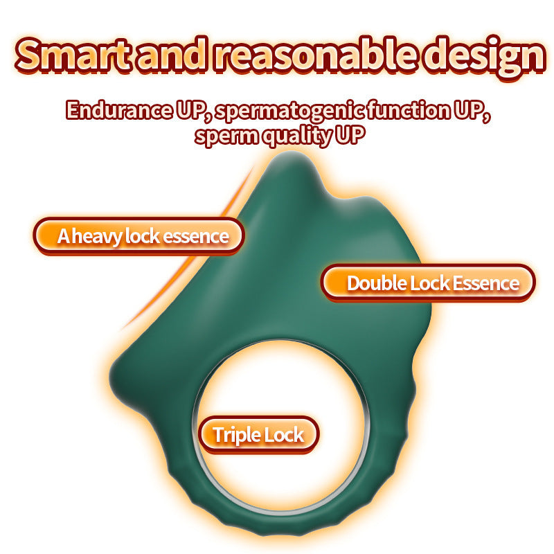 4-Hole Physical Locking Ring – Delay &amp; Last Longer · Skin-Friendly Silicone · Triple Lock Mechanism