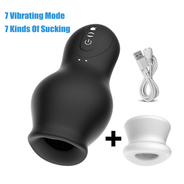 Automatic Male Masturbator with 7 Vibration &amp; 7 Suction Modes