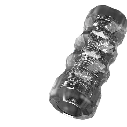 Transparent Handheld Masturbator – Penis Exerciser &amp; Stamina Trainer