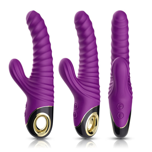 Rabbit Threaded Vibrator – Rotation · Thrusting · Tongue Licking 3-in-1