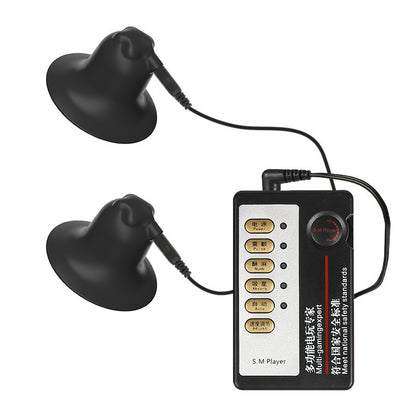 Dual Electrode Electric Nipple Clamps – Conductive Silicone · Pulse Massage · BDSM Forced Orgasm
