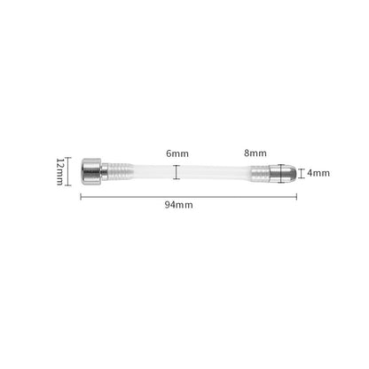 Stainless Steel Hollow Urethral Plug / Sounding Rod – Chastity Cage Accessory · Adjustable Length · Hollow Catheter