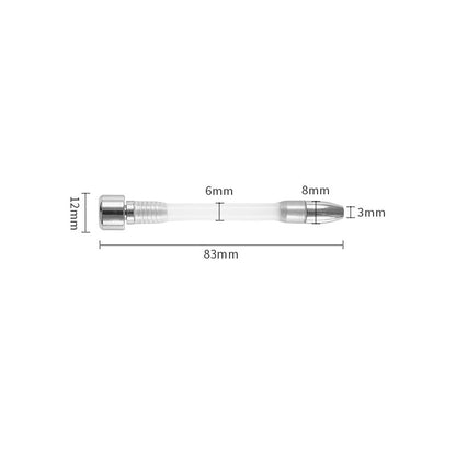 Stainless Steel Hollow Urethral Plug / Sounding Rod – Chastity Cage Accessory · Adjustable Length · Hollow Catheter